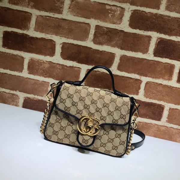 G*u*i gg marmont mini top handle bag