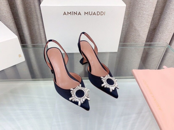 AMINA MUADDI Sling Heels