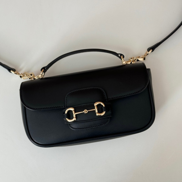 G*u*i horsebit 1955 soft small top handle bag-22.6*12.7*5.6cm