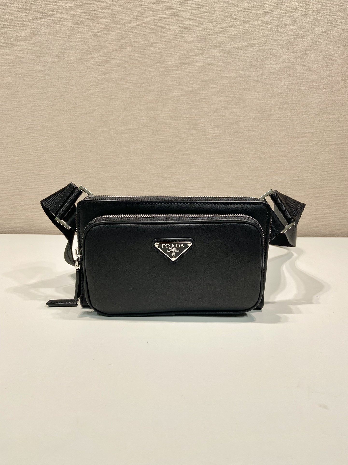 Pra*a leather belt bag
